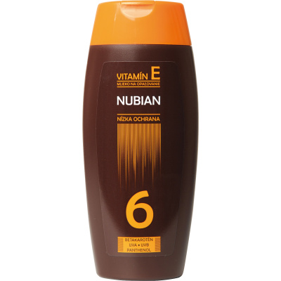 Nubian OF 6 mléko na opalovaní, 200 ml